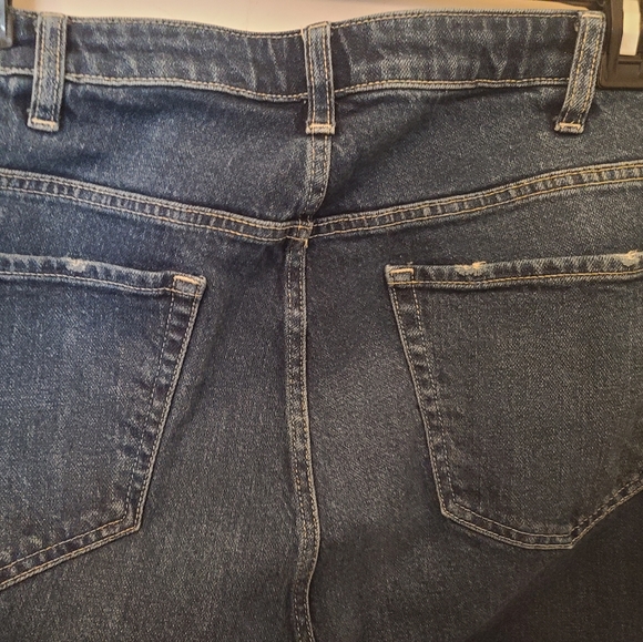 Distressed straight leg jeans with button fly [Torrid] - Picture 6 of 8